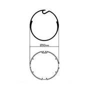 ADATTATORE PER TUBO DEPRAT 50 PER MOTORE TUBOLARE TM35 AUTOMATISMI FAAC 132003