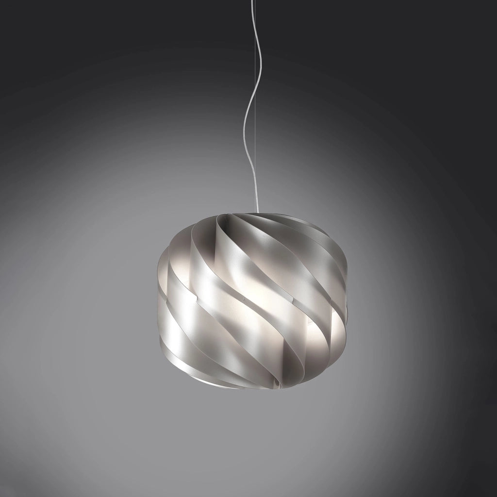 Lampadario Moderno Globe Polilux ® Argento E Metallo Cromo 2 Luci E27