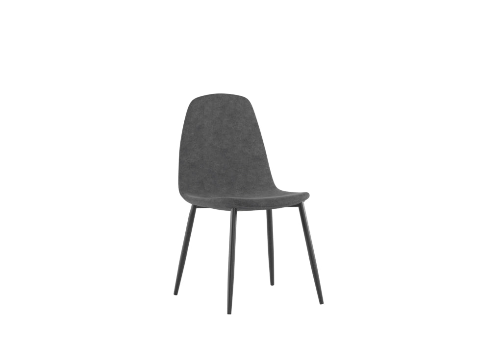Sedia in similpelle 44cm x 50cm H. 84cm 4 pz