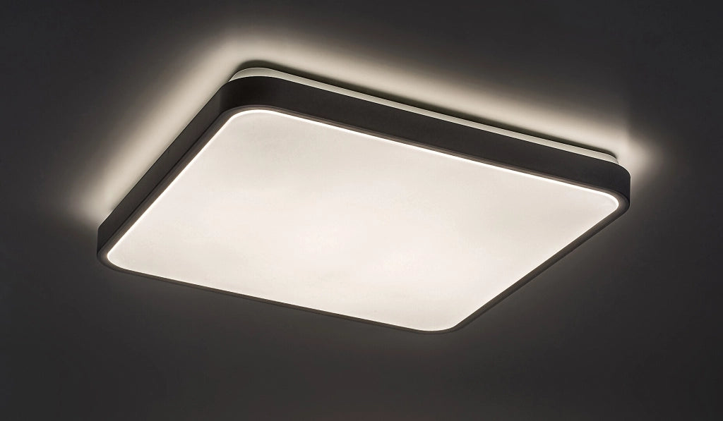 Plafoniera bagno quadrata 42cm bianca IP44 LED 48W Rabalux