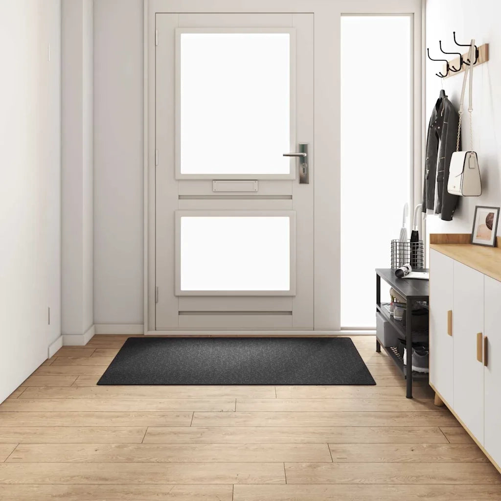 Runner in Moquette | Runner Tappeto Grigio scuro 100 x 150 cm 100% Polipropilene