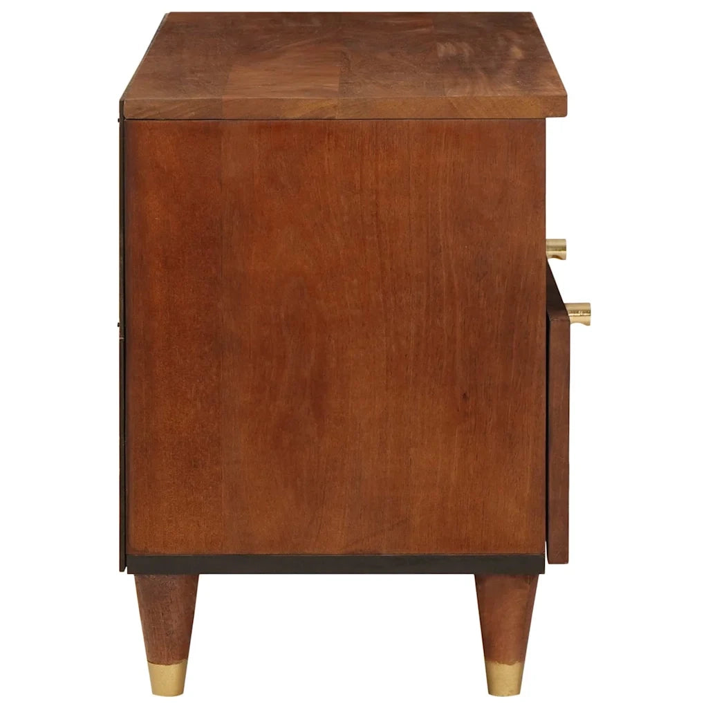 Mobile TV-Credenza per TV Marrone 70 x 33,5 x 46 cm Legno di mango massello 848426