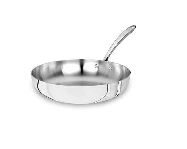 Padella Saltapasta Professionale in Acciaio Lucido 3ply 24 cm