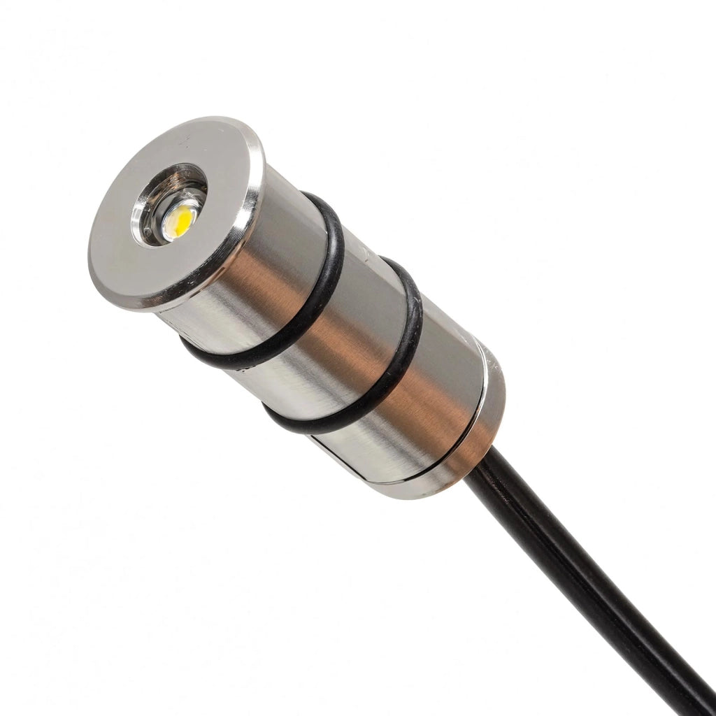 Mini Faretto Punto Luce Spot 12V da Incasso LED 0,1W Basso Consumo Indicatore Luminoso per Mensole Ripiani Ascensore Auto 3000K
