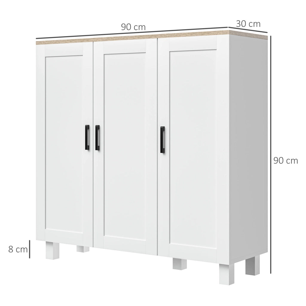 Credenza ¨C zephmum ¨C Bianco 90x30x90 cm