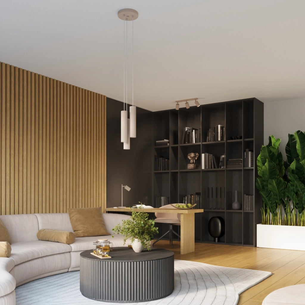 Applique moderna taupe orientabile 1 luce con interruttore GU10