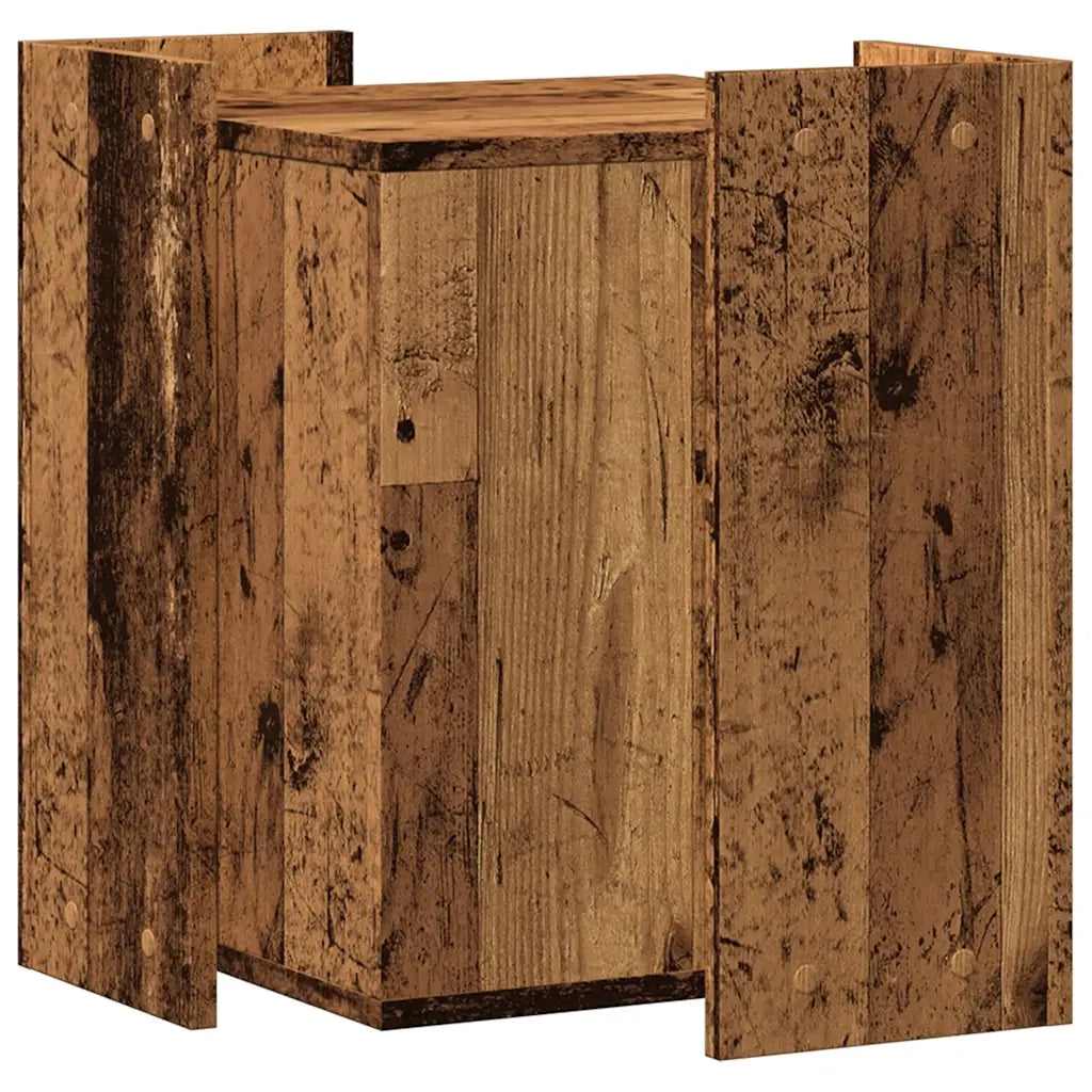vidaXL Recinto Lettiera Gatti Grigio Sonoma 60x40x40 cm in Truciolato