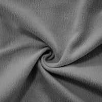 Divano angolare Cloud - Xylo - 2 posti in chenille con 2 cuscini lombari e 2 pouf, grigio