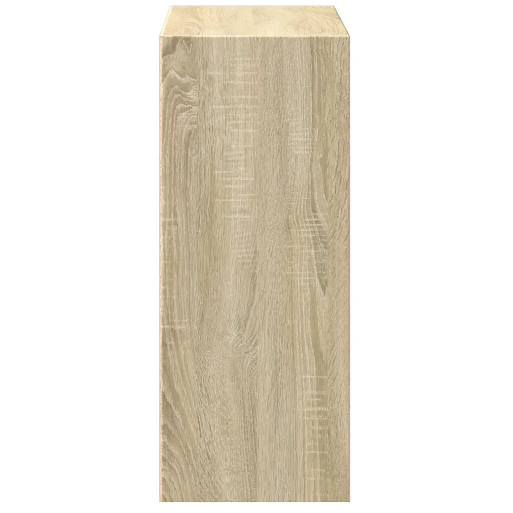 Libreria 2 Ripiani Rovere Sonoma 60x30x76,5cm Legno Multistrato 800966