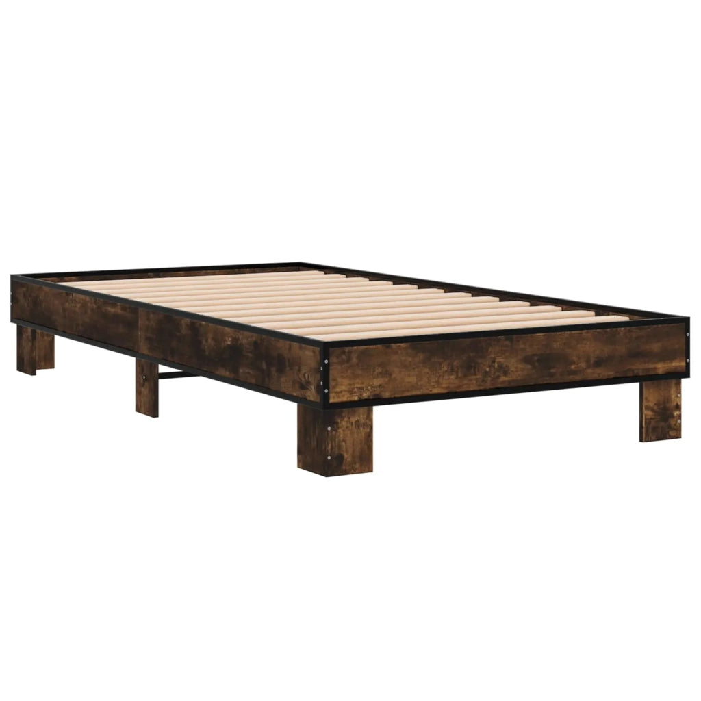 Struttura del letto Rovere Fumo 80 x 200 cm 8009128