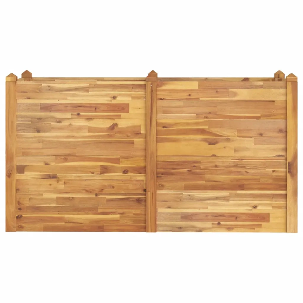 Fioriera Rialzata da Giardino 160x60x84cm Legno Massello Acacia 363449