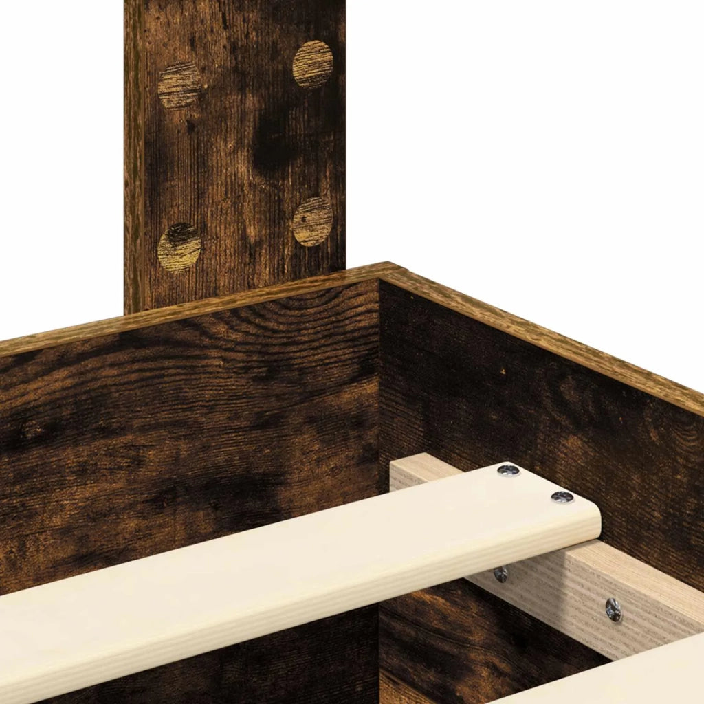 Struttura del letto con cassetto con testiera Legno multistrato 3410322