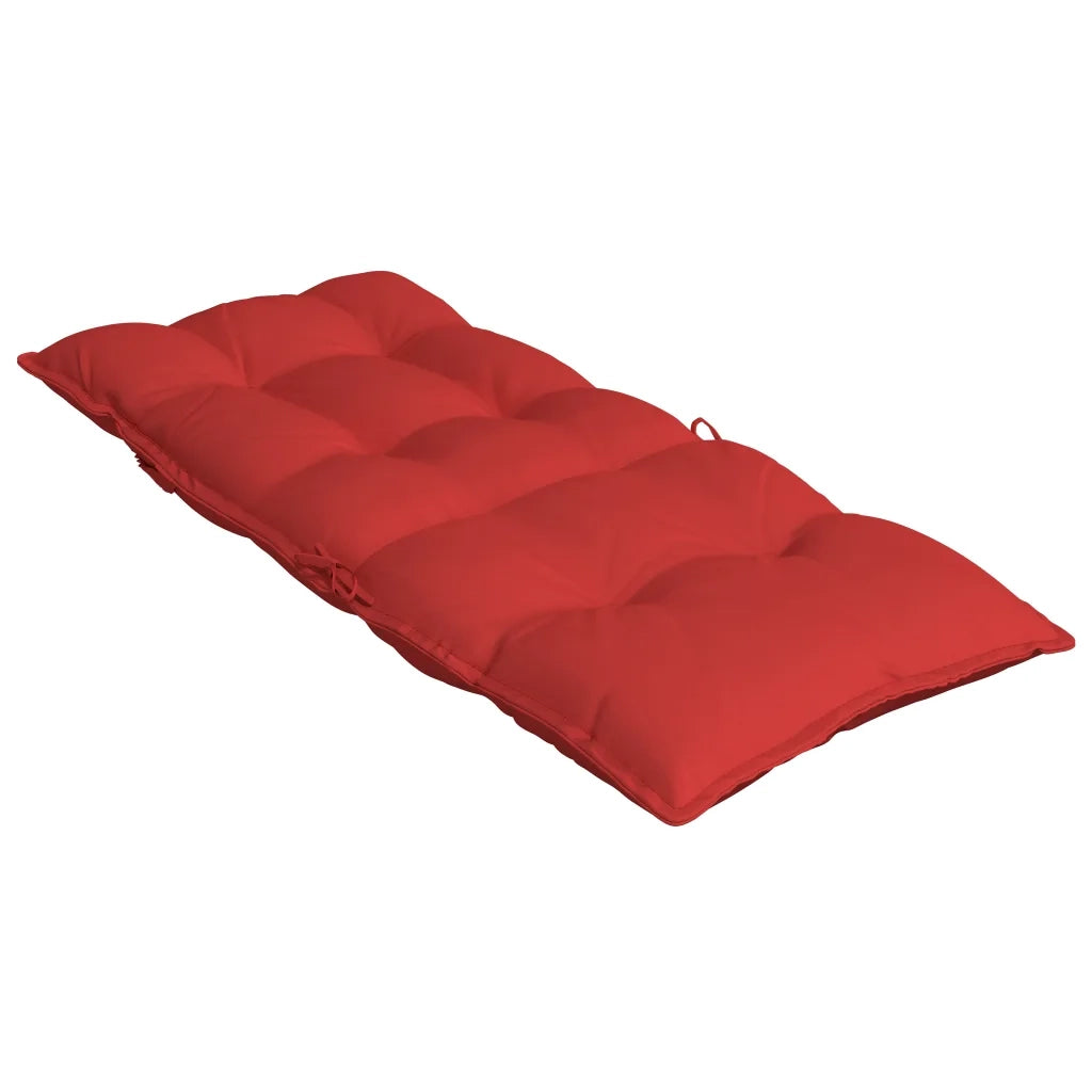 Cuscini per Sedia con Schienale Alto 4 pz Rosso Tessuto Oxford 377621