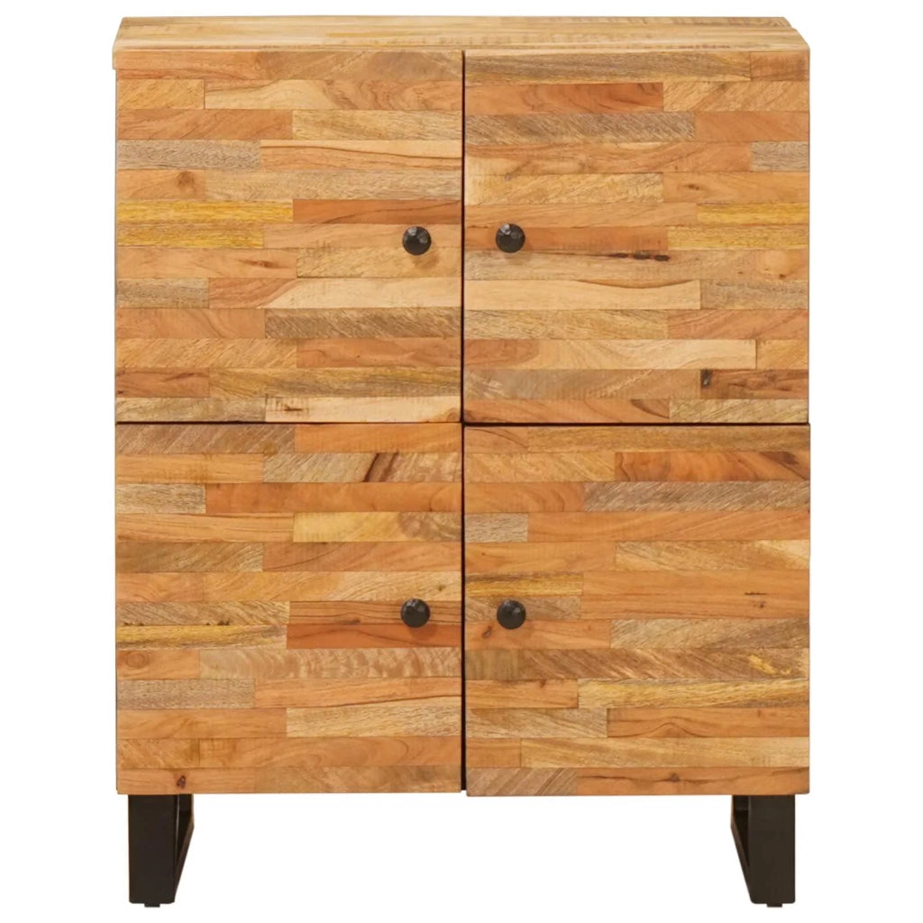 Mobile laterale Marrone 60 x 33 x 75 cm Legno di mango massello 4018322
