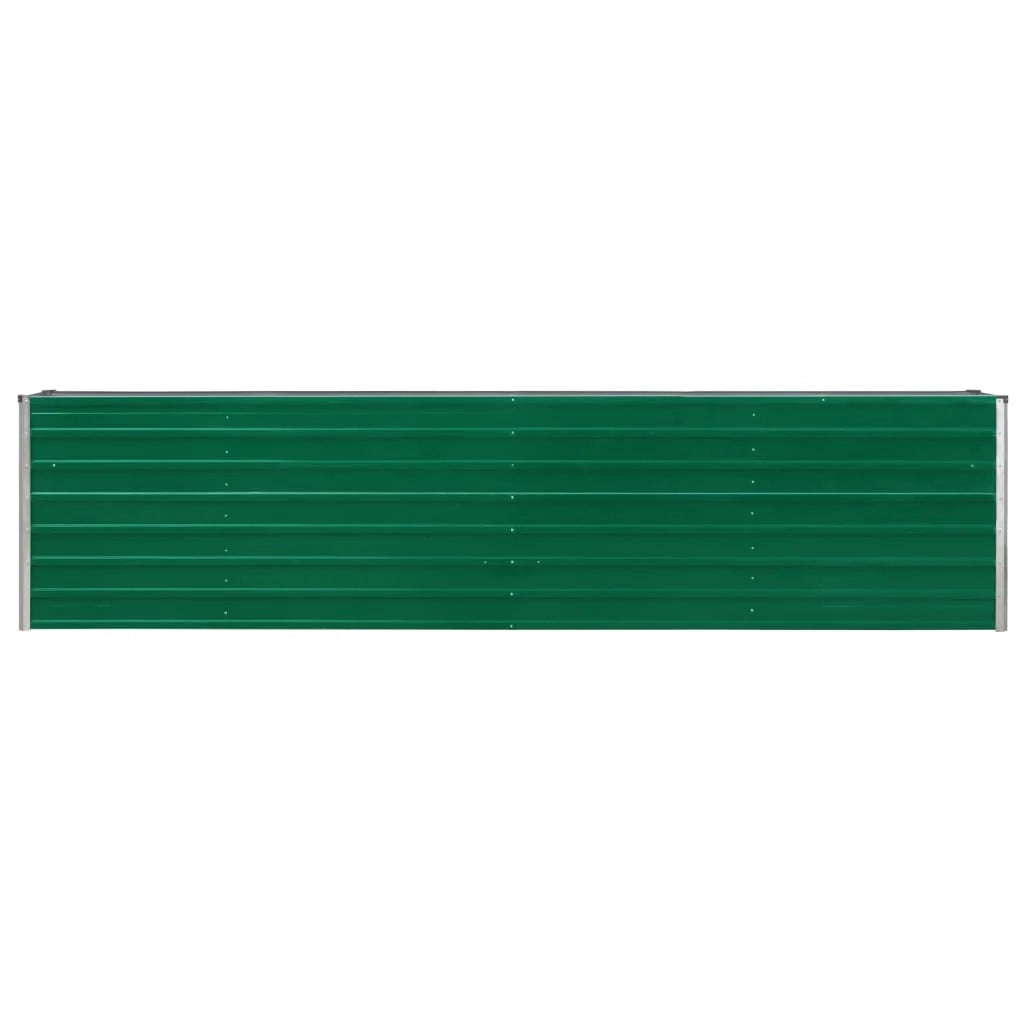 Fioriera 320 x 40 x 77 cm acciaio zincato verde 02_0000803