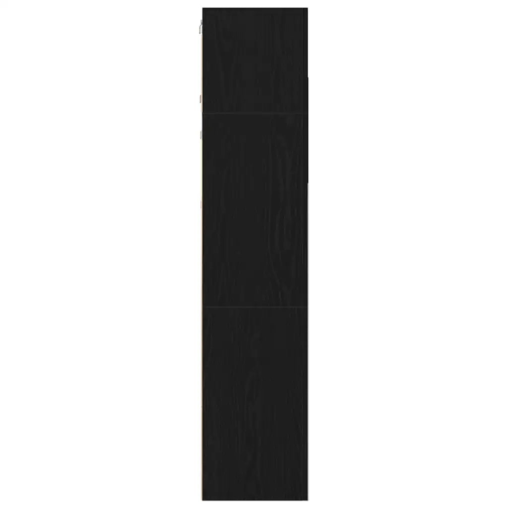Set mobile TV Montaggio a parete Rovere Nero Legno multistrato 3333054