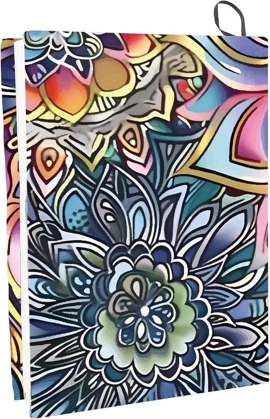 Copertina per Notebook Rimborsabile Flessibile con Fiori Lavabile e Riciclabile Grande Copertina in Nylon per Notebook Wraps con Copertina Rigida in Carta 9x11 Pollici