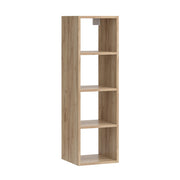 Vicco Scaffale a muro Antracite 30 x 100 cm con 4 ripiani aperti