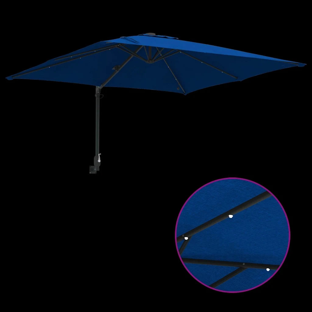 Ombrello | Parasol da giardino Azzurro 248,5 x 247,5 x 160 cm