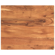 Dessus de table 60x50x3,8 cm rectangulaire bois massif d'acacia