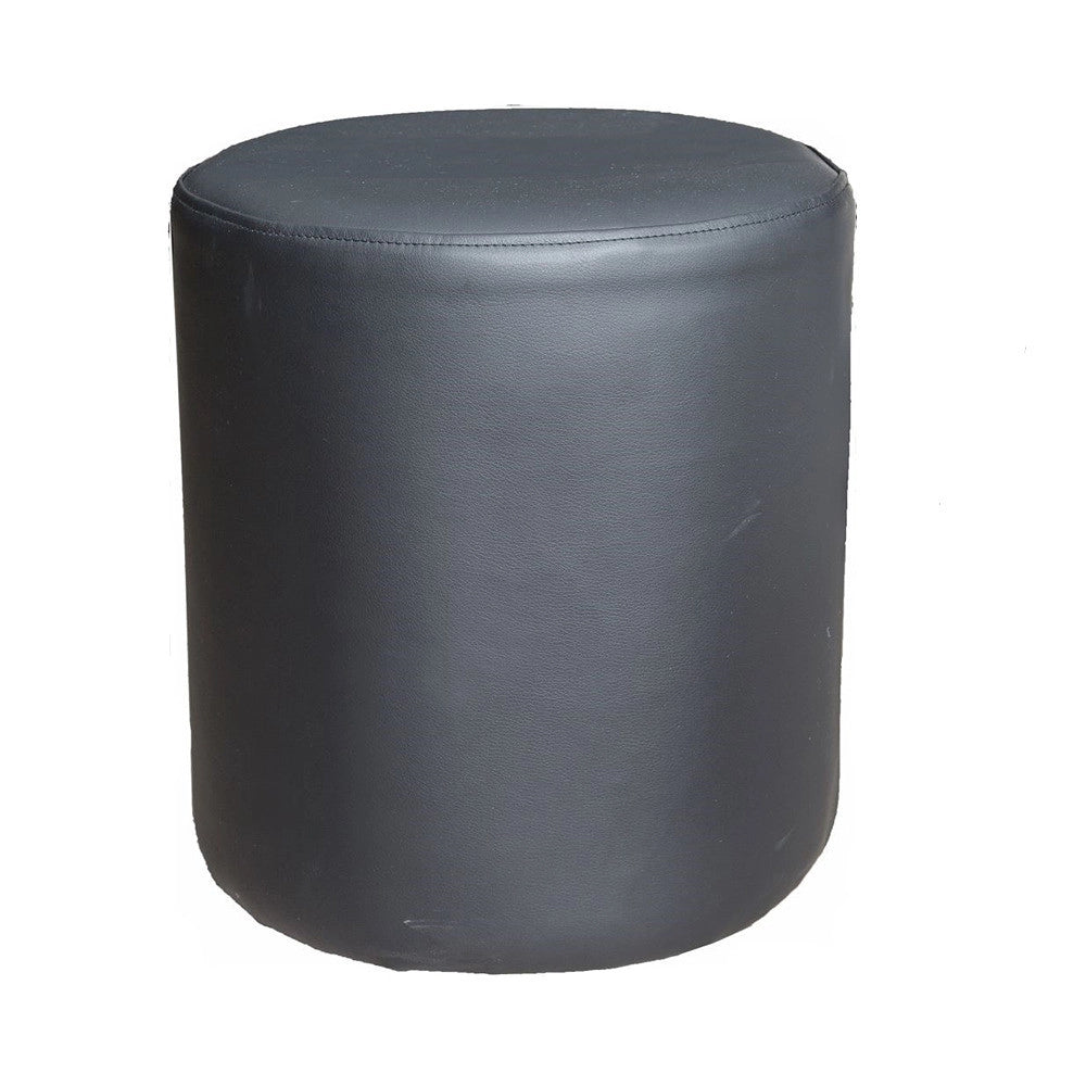Pouf KEREK (nero, similpelle)