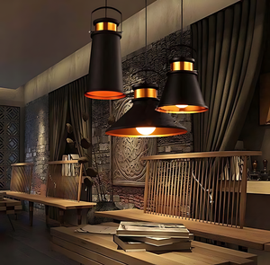 Lampada Da Soffitto Asti A Nero/oro