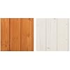 Kit di impregnanti per legno - 10 litri di colore BIANCO+ 10 litri di impregnante di colore TEAK