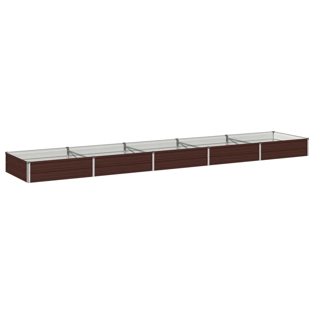 Letto rialzato da giardino Marrone 400 x 80 x 24 cm 8006509