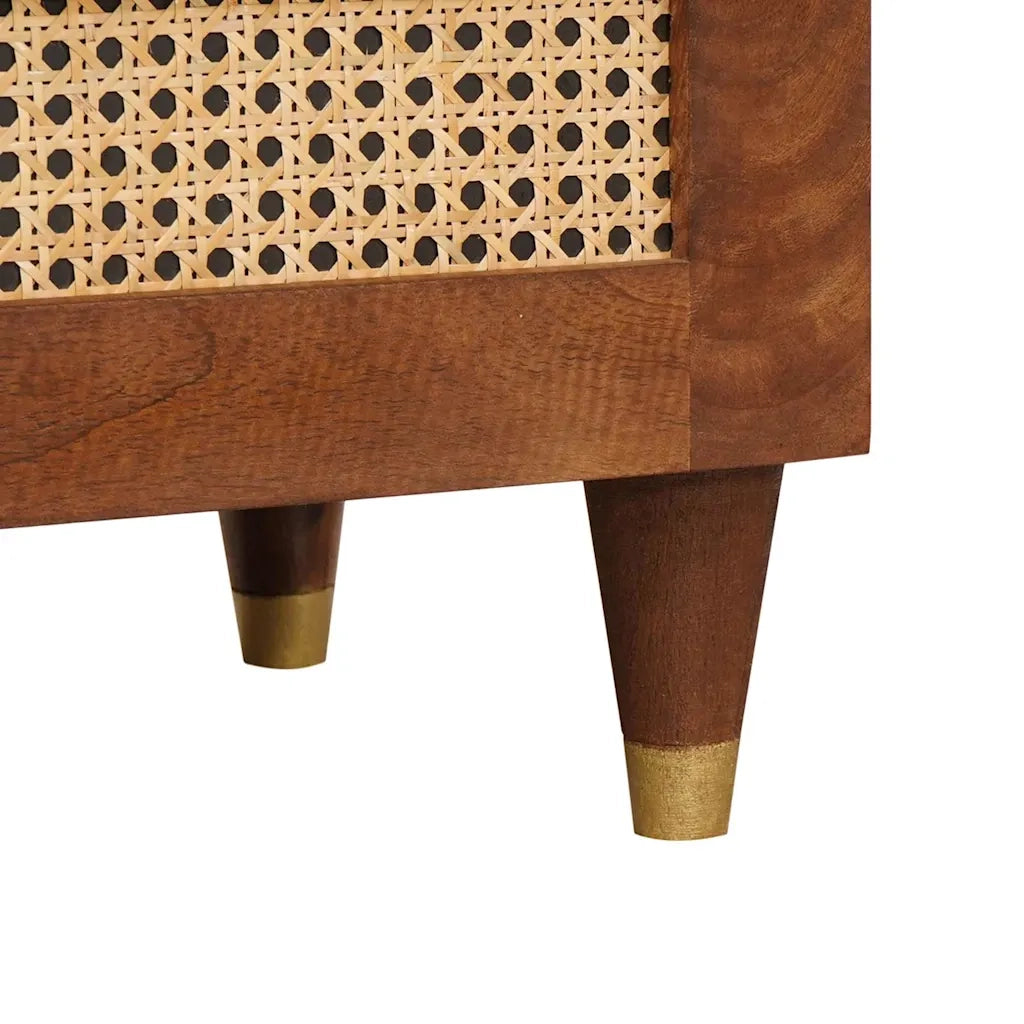 Comodini | Armadio da Notte | Mobiletto da notte con cassetto 50 x 33 x 62 cm Legno di mango massello