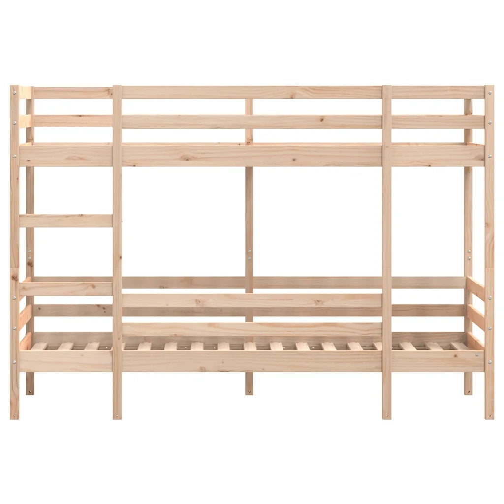 Letto a Castello senza Materasso 90x200cm Massello Pino