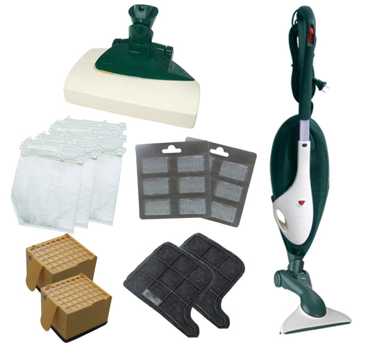 Kit Risparmio Folletto VK 135 con Ricambi Compatibili e Battitappeto Ricondizionato