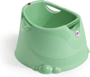 Porta-bambino ergonomico con schienale per bambini piccoli, maniglia comoda per il trasporto, facile da pulire e igienizzato, adatto anche per piccole cabine, per uso interno ed esterno, verde