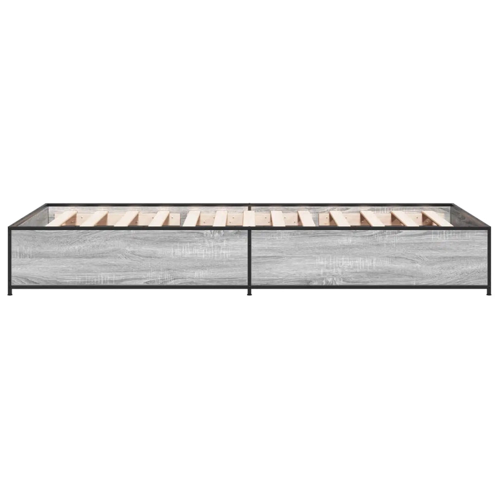Struttura del letto Sonoma grigio 80 x 200 cm