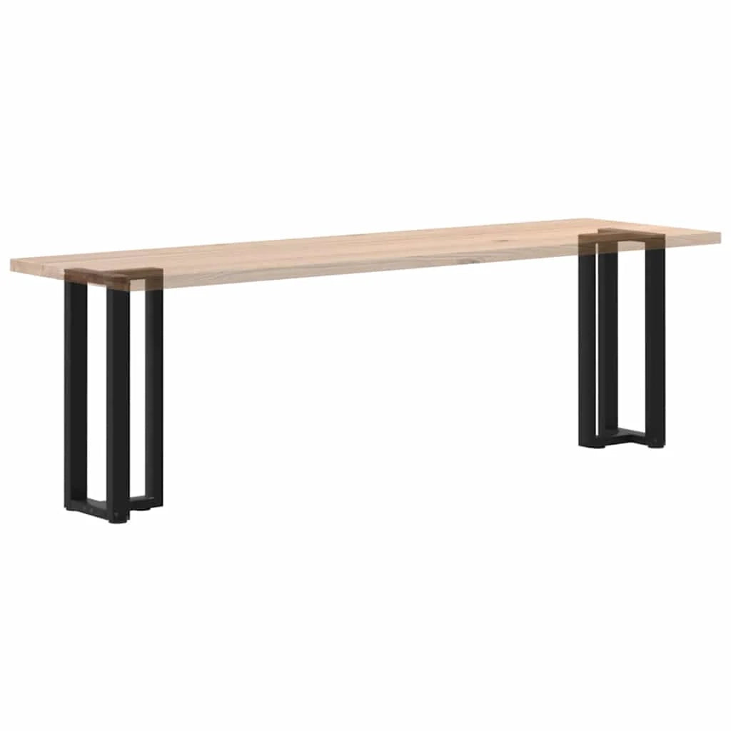 Set di 2 gambe per tavolo consolle a forma di T 38 x 25 x 73 cm con livelli regolabili design moderno acciaio nero 02_0057313