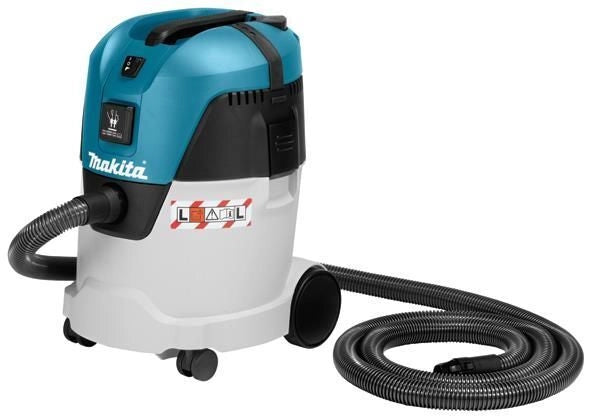 Makita VC2512L estrattore di polvere Nero, Blu, Metallico 25 L 1000 W