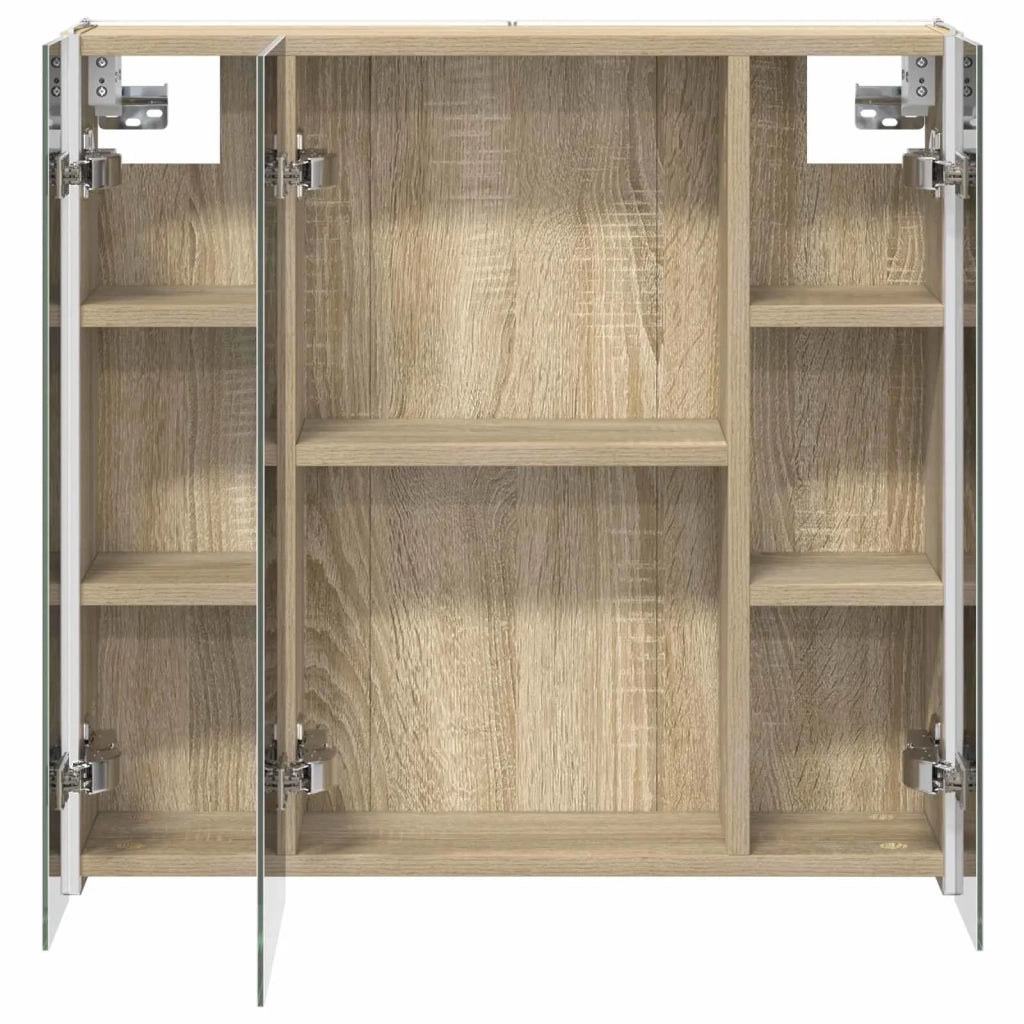 Mobiletto per specchio da bagno Rovere Sonoma
