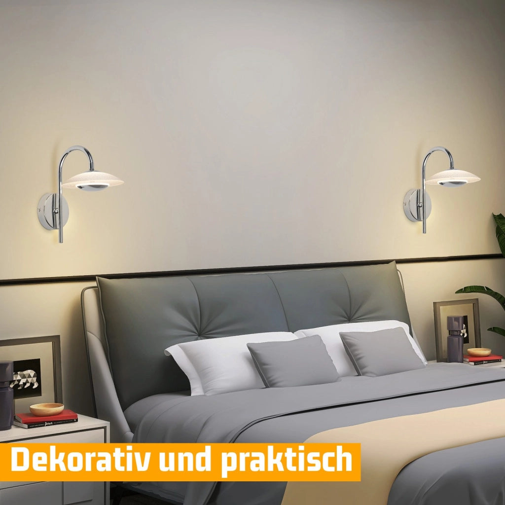 ZMH Applique a LED design moderno illuminazione per interni illuminazione per corridoi vetro 3000K per scale di hotel