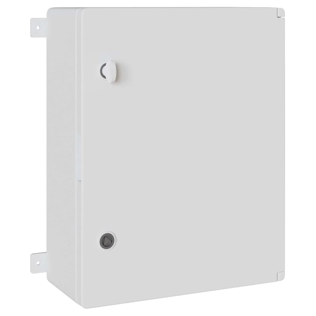 Moderno armadio di controllo multiuso per lo stoccaggio 47 x 20 x 60 cm in plastica ABS grigia 02_0058201