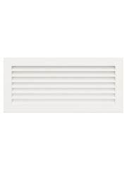 Griglia di ventilazione per camino Bianca - Hide 17x37