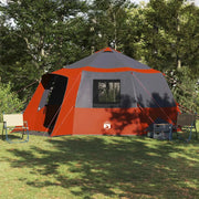 Tenda da campeggio per 12 persone con tetto Grigio e arancione 42004058