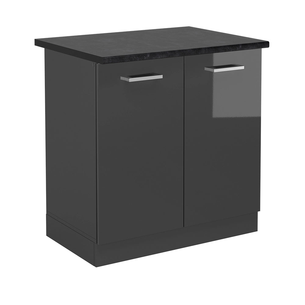 Vicco Mobile lavello cucina Antracite lucido 80 cm , PL Antracite