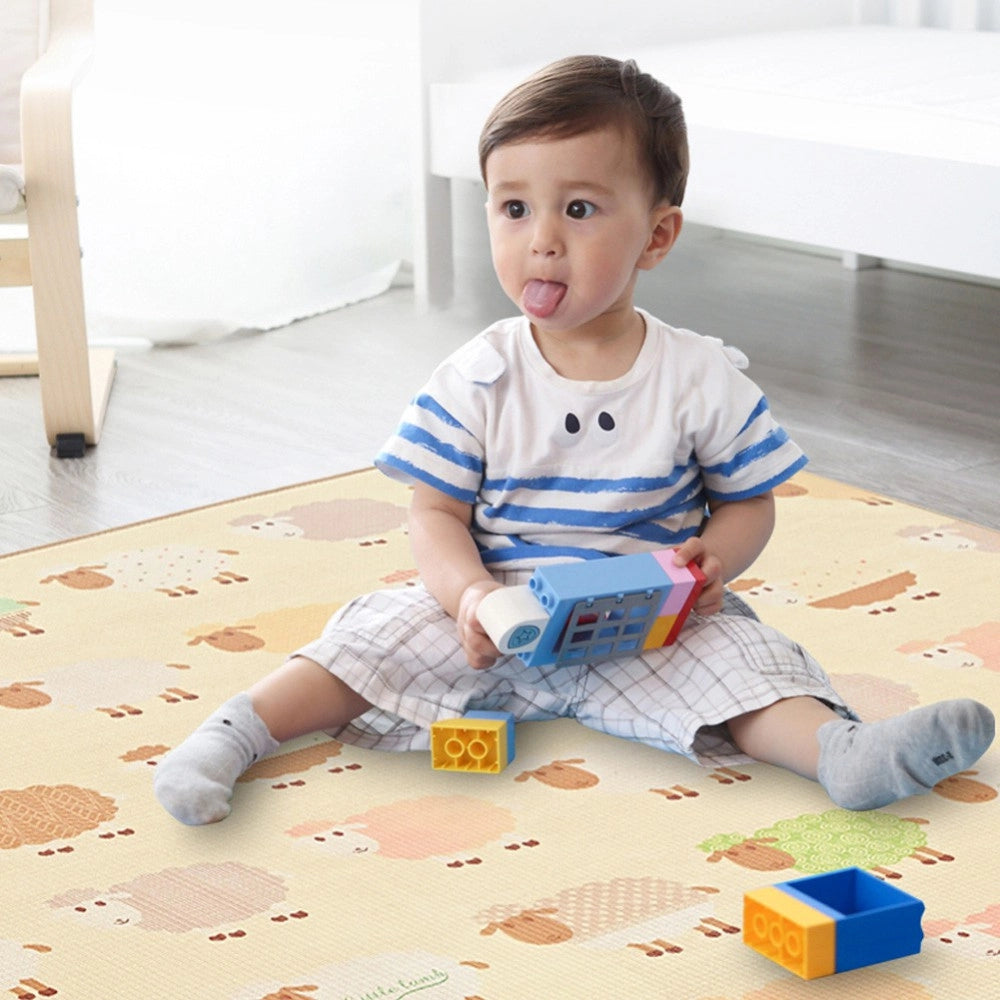 Trade Shop - Tappeto Gioco Bambini Double Face Misure Maxi Tappetone Schiuma Xeva 120x180cm -