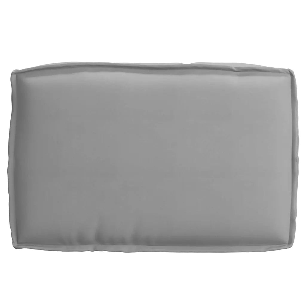 Cuscino Grigio 60 x 40 x 8 cm Tessuto Oxford 42001609