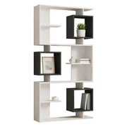 Biblioteca Cergnago, Libreria 8 Ripiani, 90x25x172h cm Bianco