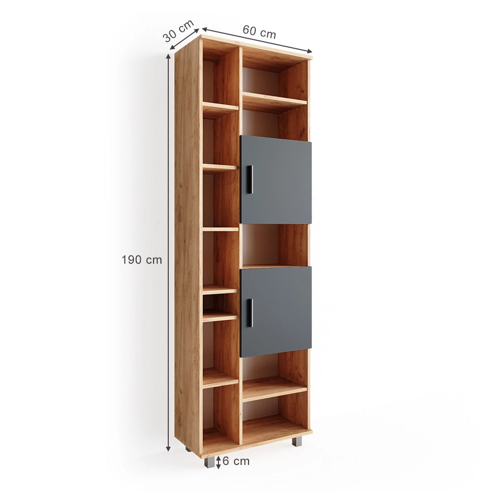Mobile bagno alto Ilias Rovere dorato 60 x 190 cm Vicco