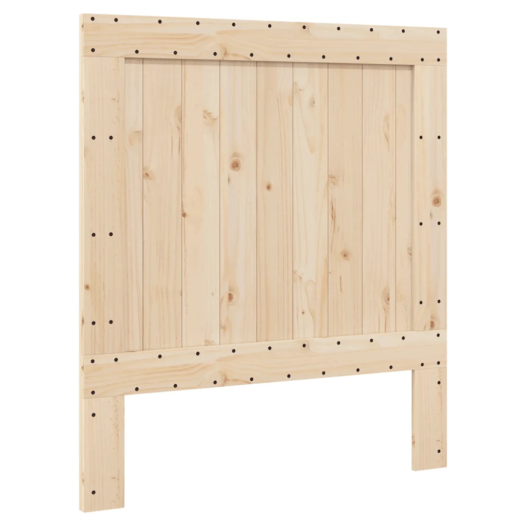 Giroletto con Testiera 90x200 cm in Legno Massello di Pino 3281532