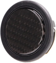 Claxon per autoveicoli - 50 mm - Fibra di carbonio - Universale - Installazione semplice - Robusto - Ricambio - Pulsante di clacson