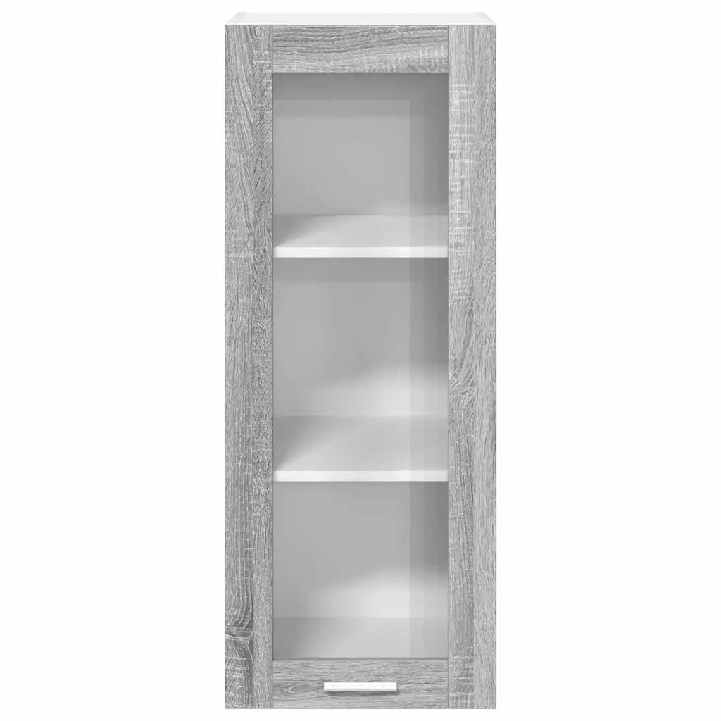 Armadio pensile con porta Grigio Sonoma 40 x 31 x 100 cm