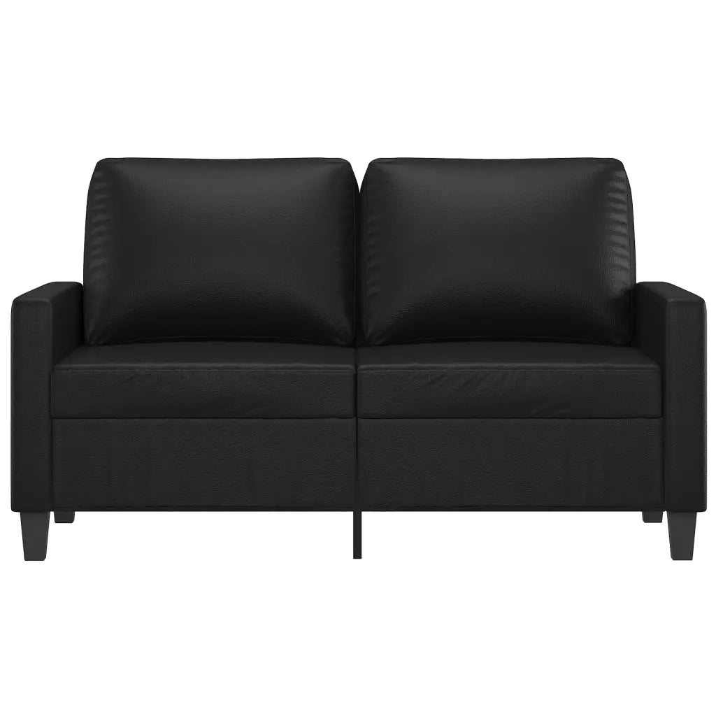 Divano a 2 Posti Nero 120 cm in Similpellecod mxl 104160