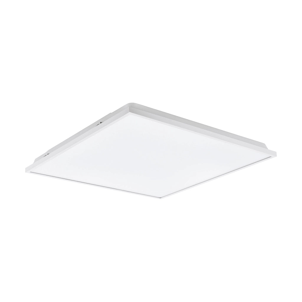 Plafoniera Contemporanea Urtebieta Acciaio Bianco Luce Led Integrato 32W Ip20
